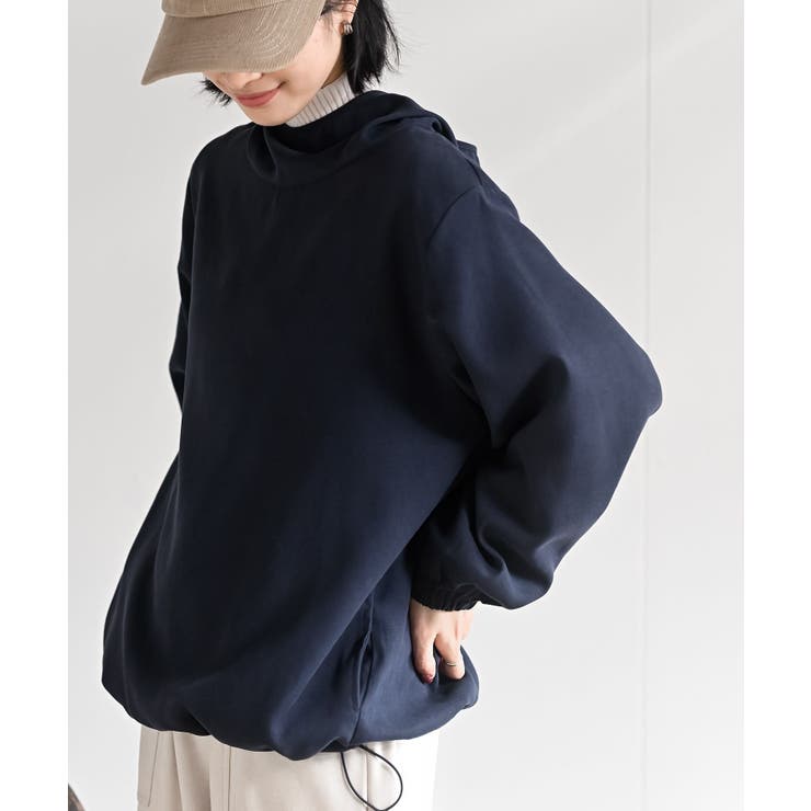 ツイル起毛フードブラウス | rps | 詳細画像15 