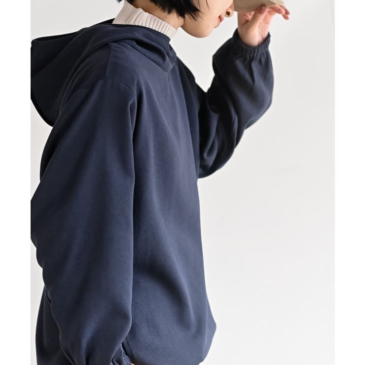 ツイル起毛フードブラウス | rps | 詳細画像17 