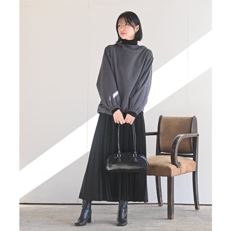 ツイル起毛フードブラウス | rps | 詳細画像18 