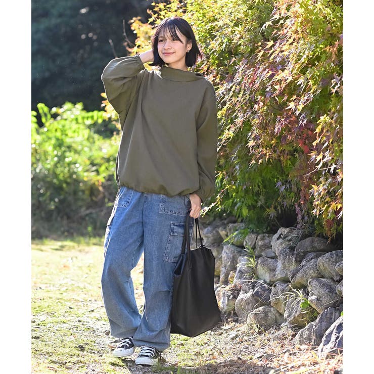 ツイル起毛フードブラウス | rps | 詳細画像2 