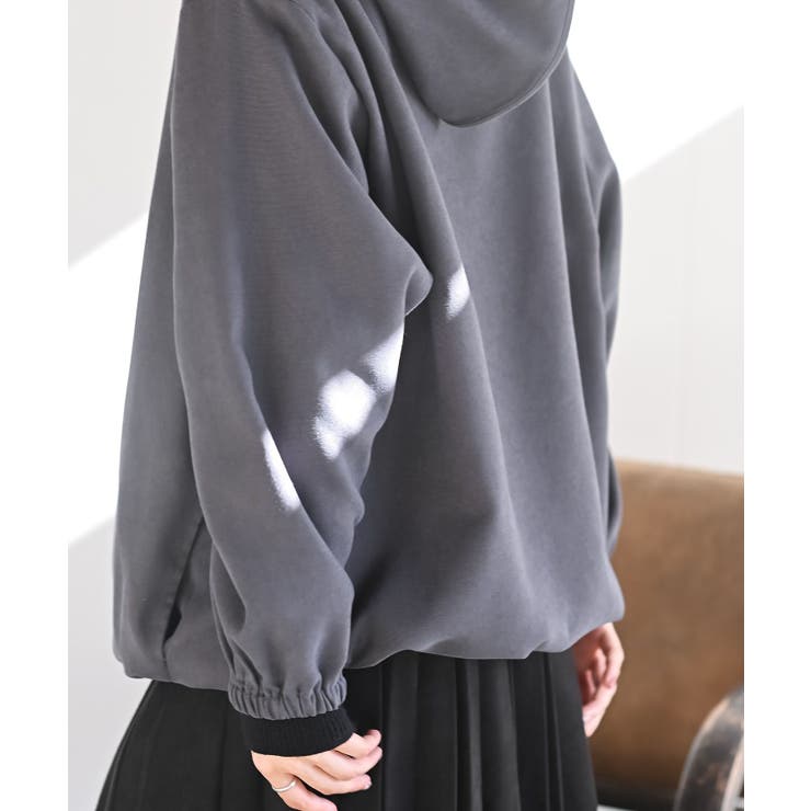 ツイル起毛フードブラウス | rps | 詳細画像25 