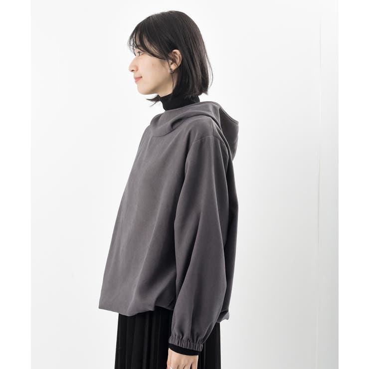 ツイル起毛フードブラウス | rps | 詳細画像29 