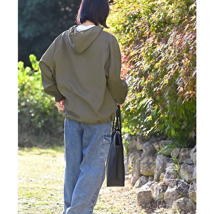 ツイル起毛フードブラウス | rps | 詳細画像4 