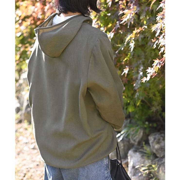 ツイル起毛フードブラウス | rps | 詳細画像8 
