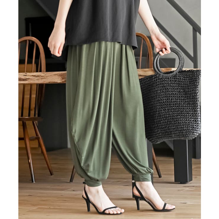 【関税込み】R13 ブラウン ポケット タックパンツ LIAN（リアン）の「ツイードサイドポケットタックパンツ（その他