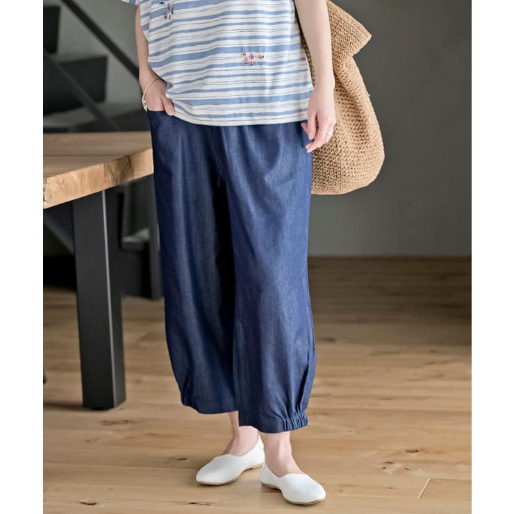 ネイビー | フロントポケットデニムパンツ | rps