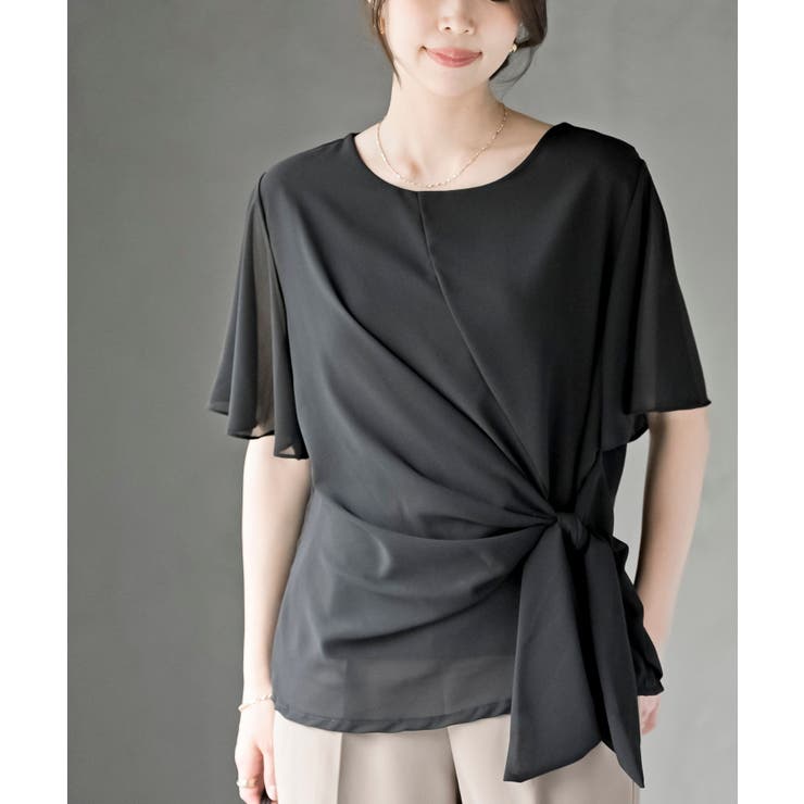 前結びリボンフレアー袖ブラウス | rps | 詳細画像14 