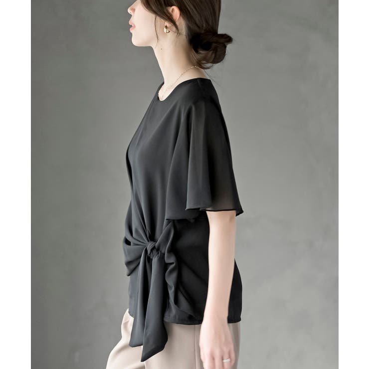 前結びリボンフレアー袖ブラウス | rps | 詳細画像15 