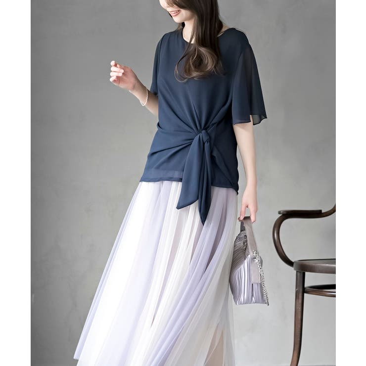 前結びリボンフレアー袖ブラウス | rps | 詳細画像19 