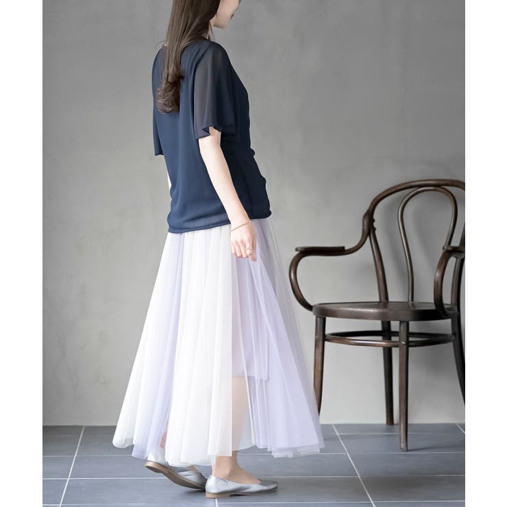 前結びリボンフレアー袖ブラウス | rps | 詳細画像21 