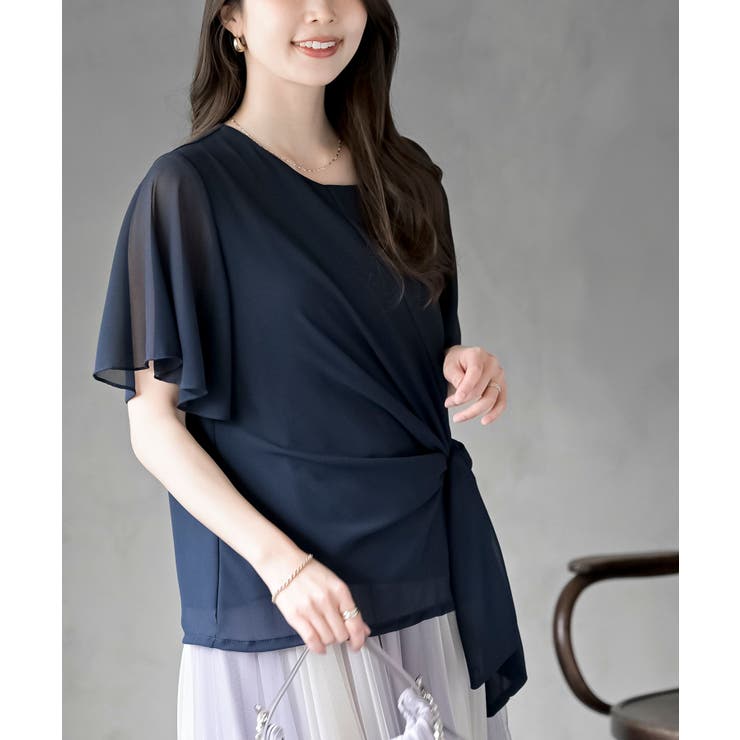 前結びリボンフレアー袖ブラウス | rps | 詳細画像22 