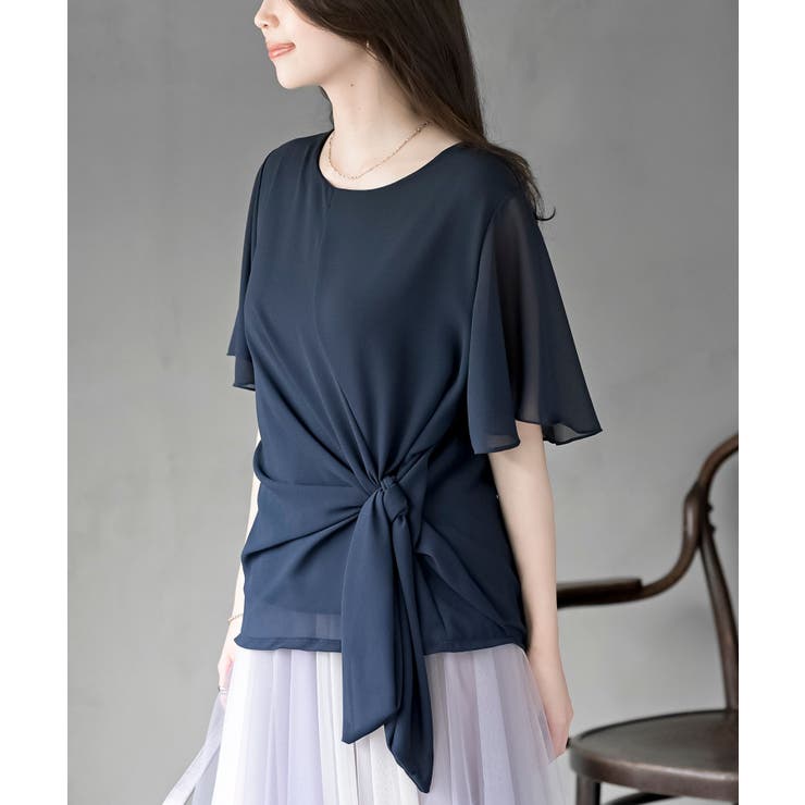 前結びリボンフレアー袖ブラウス | rps | 詳細画像23 