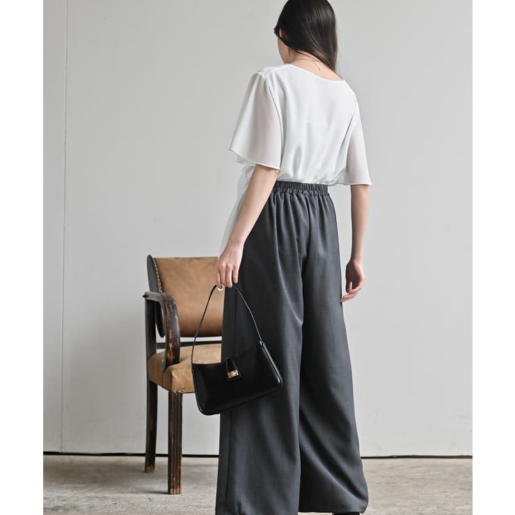 前結びリボンフレアー袖ブラウス | rps | 詳細画像4 