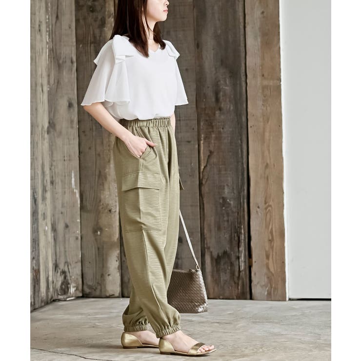 肩リボンフレアー袖ブラウス | rps | 詳細画像13 