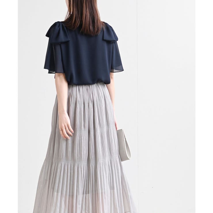 肩リボンフレアー袖ブラウス | rps | 詳細画像20 