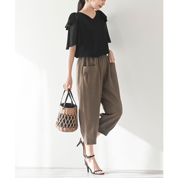 肩リボンフレアー袖ブラウス | rps | 詳細画像29 