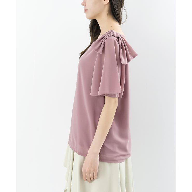 肩リボンフレアー袖ブラウス | rps | 詳細画像34 
