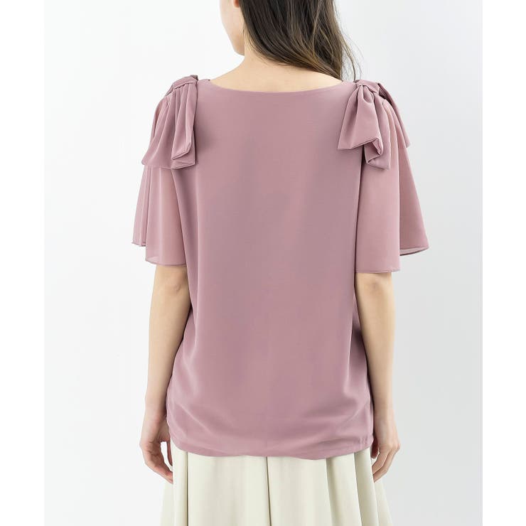 肩リボンフレアー袖ブラウス | rps | 詳細画像35 