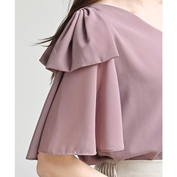 肩リボンフレアー袖ブラウス | rps | 詳細画像9 