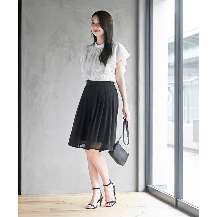 フロントタックシフォンキュロット | rps | 詳細画像10 