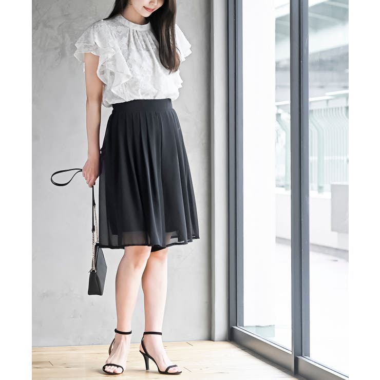 フロントタックシフォンキュロット | rps | 詳細画像13 