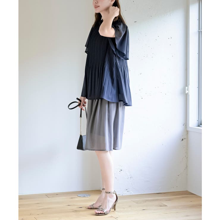 フロントタックシフォンキュロット | rps | 詳細画像20 