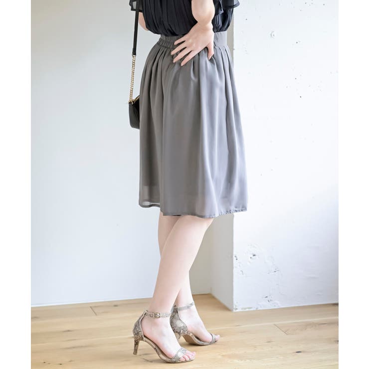 フロントタックシフォンキュロット | rps | 詳細画像26 