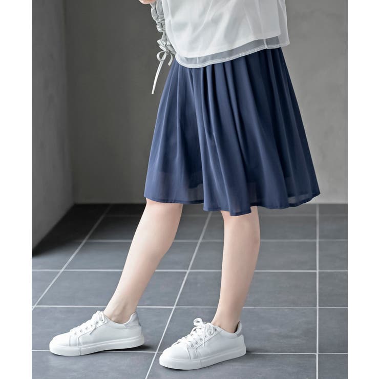 フロントタックシフォンキュロット | rps | 詳細画像7 