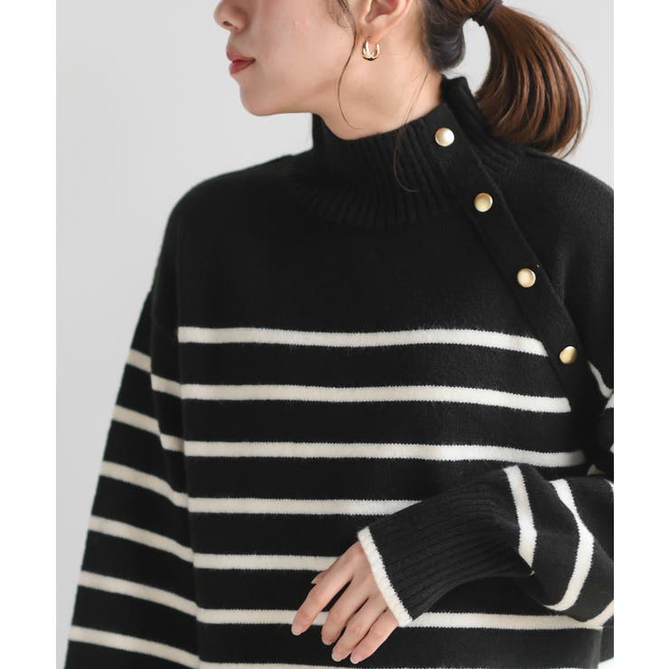 ボーダーニットプルオーバー | rps | 詳細画像15 