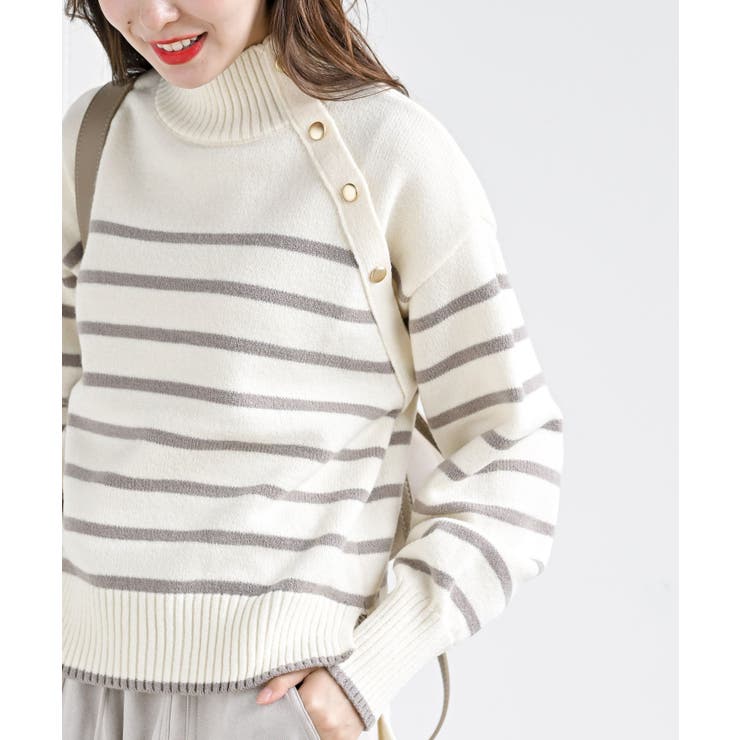 ボーダーニットプルオーバー | rps | 詳細画像24 