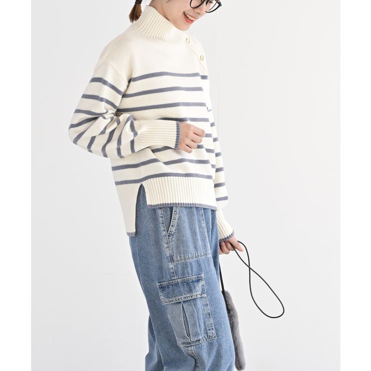 ボーダーニットプルオーバー | rps | 詳細画像29 