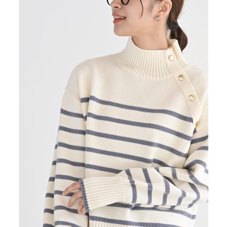 ボーダーニットプルオーバー | rps | 詳細画像32 