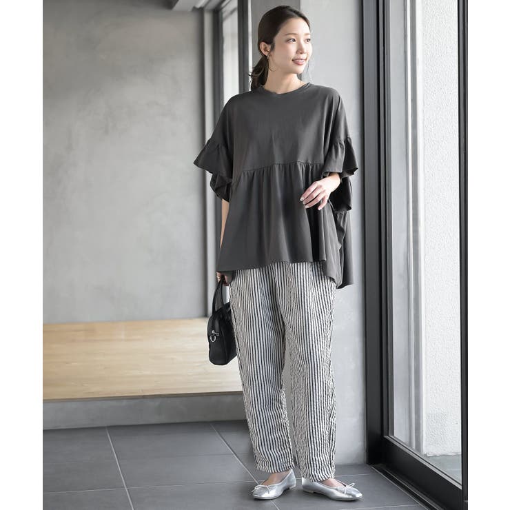 コットンワイドギャザーＴ | rps | 詳細画像10 