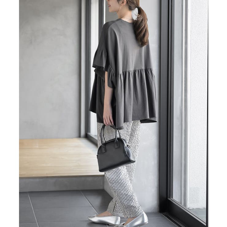 コットンワイドギャザーＴ | rps | 詳細画像12 