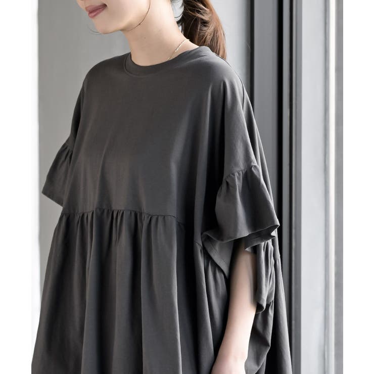 コットンワイドギャザーＴ | rps | 詳細画像15 