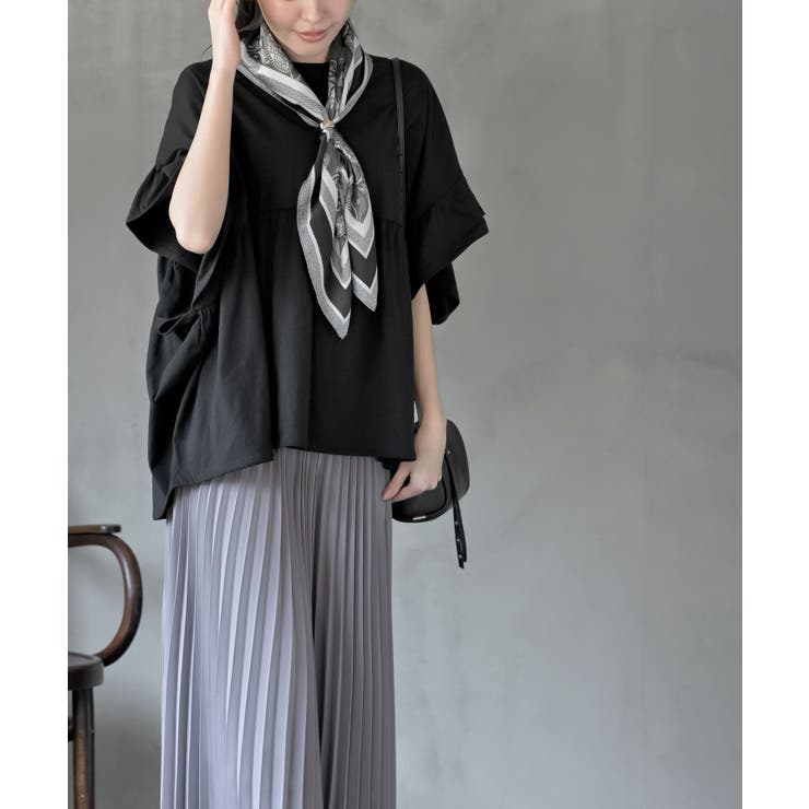 コットンワイドギャザーＴ | rps | 詳細画像19 