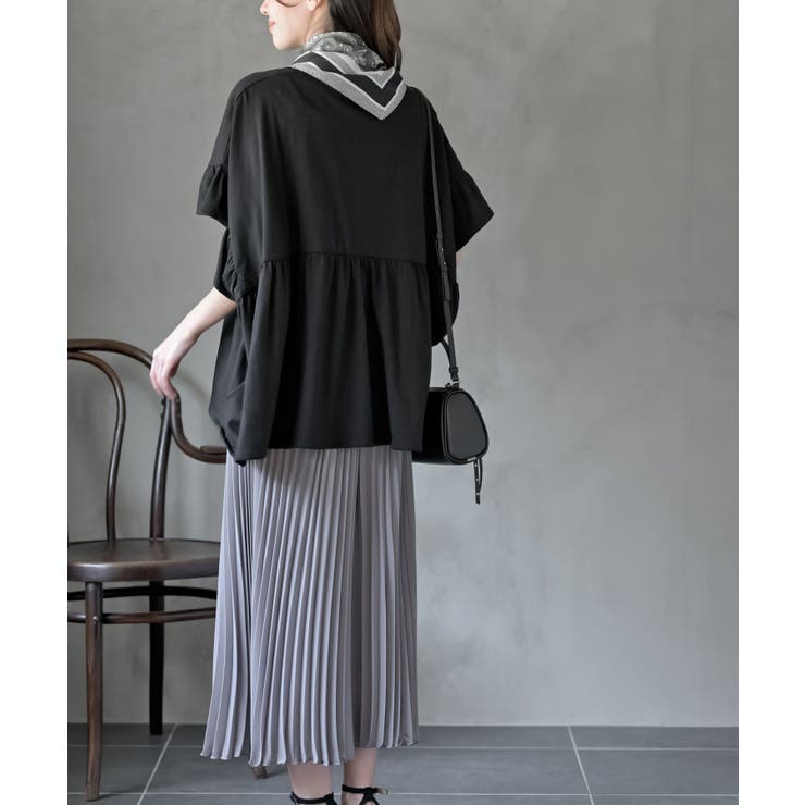 コットンワイドギャザーＴ | rps | 詳細画像21 