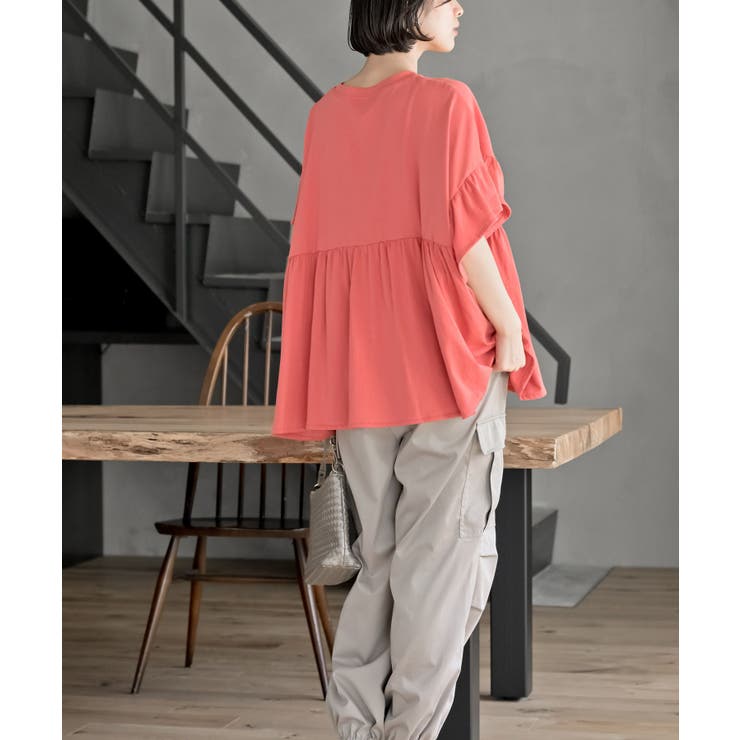 コットンワイドギャザーＴ | rps | 詳細画像28 