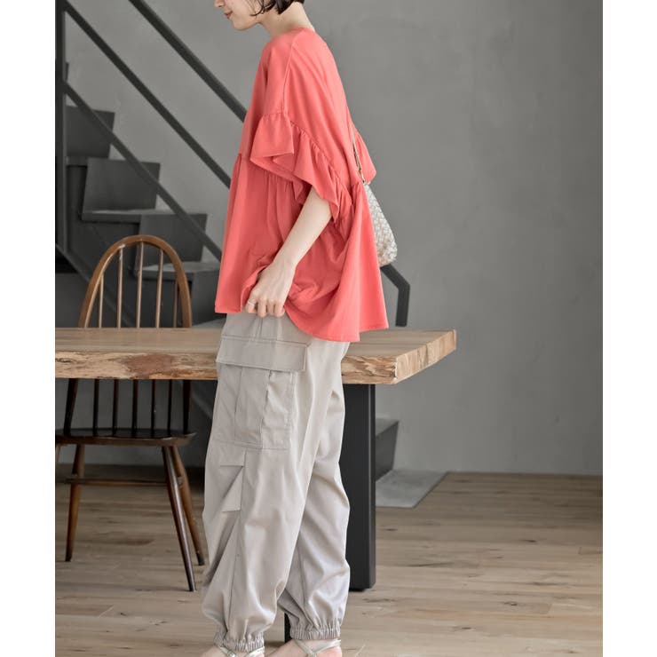 コットンワイドギャザーＴ | rps | 詳細画像29 