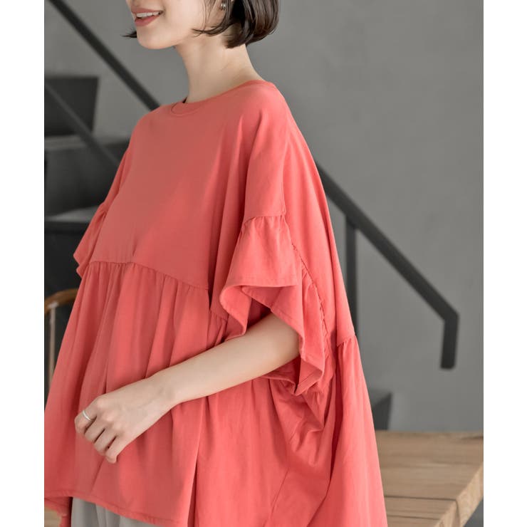 コットンワイドギャザーＴ | rps | 詳細画像31 