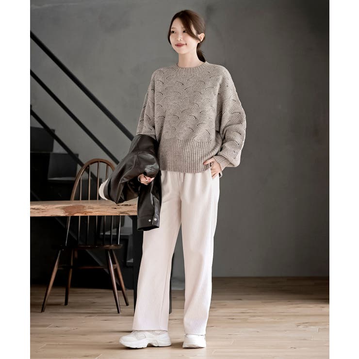 ウェーブ編みニットプルオーバー | rps | 詳細画像11 