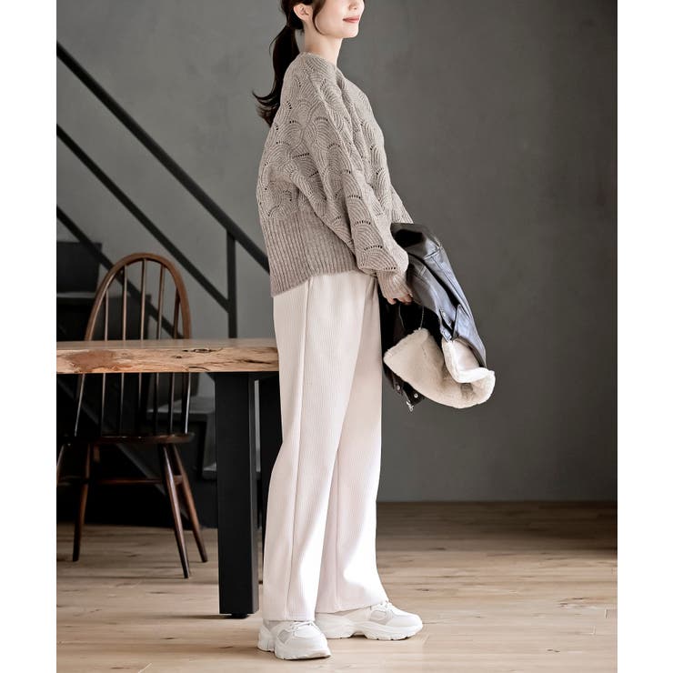 ウェーブ編みニットプルオーバー | rps | 詳細画像14 