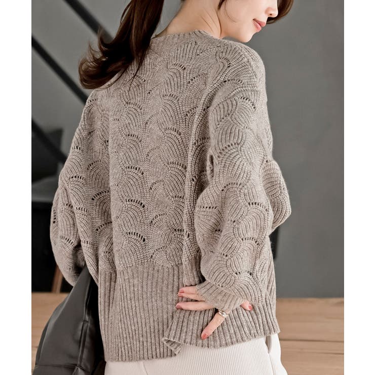 ウェーブ編みニットプルオーバー | rps | 詳細画像17 