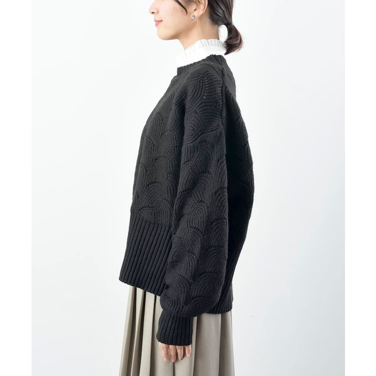 ウェーブ編みニットプルオーバー | rps | 詳細画像20 