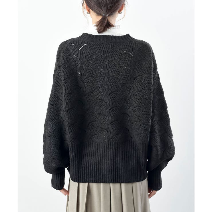 ウェーブ編みニットプルオーバー | rps | 詳細画像21 