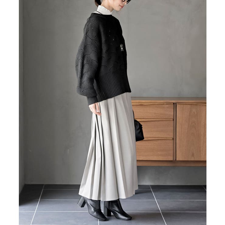 ウェーブ編みニットプルオーバー | rps | 詳細画像5 