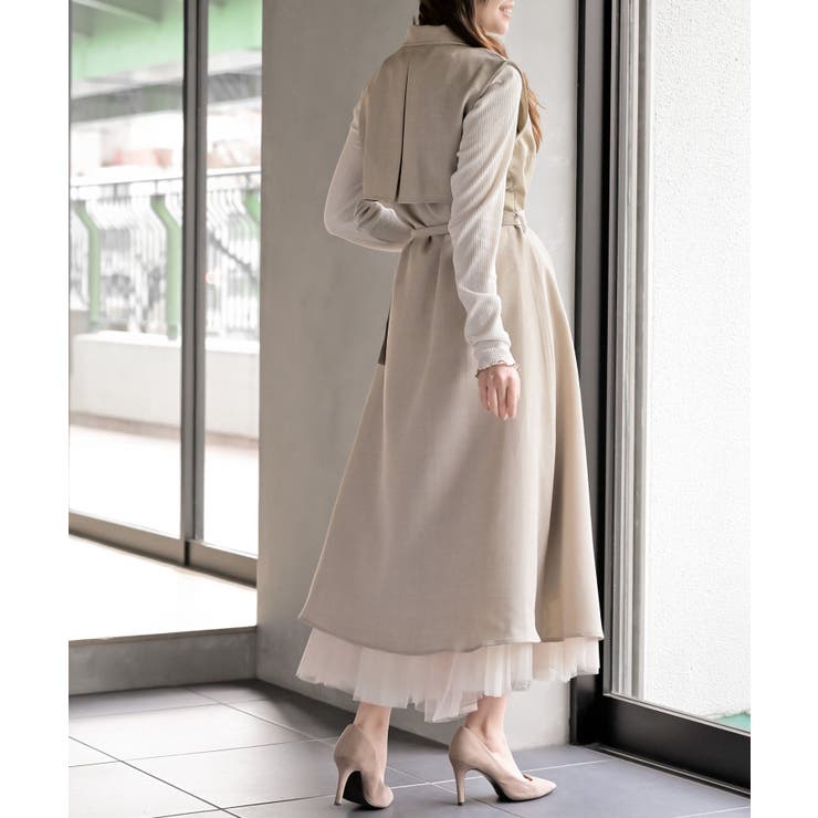 オープンカラージレワンピース | rps | 詳細画像12 