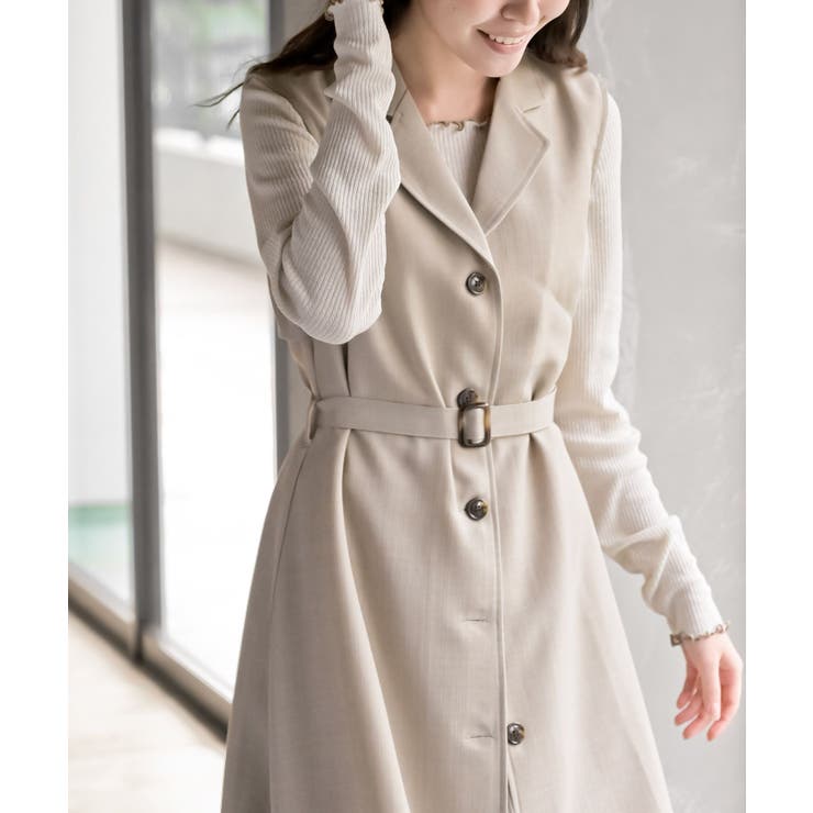 オープンカラージレワンピース | rps | 詳細画像13 