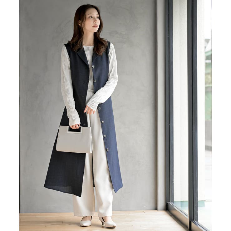 オープンカラージレワンピース | rps | 詳細画像17 