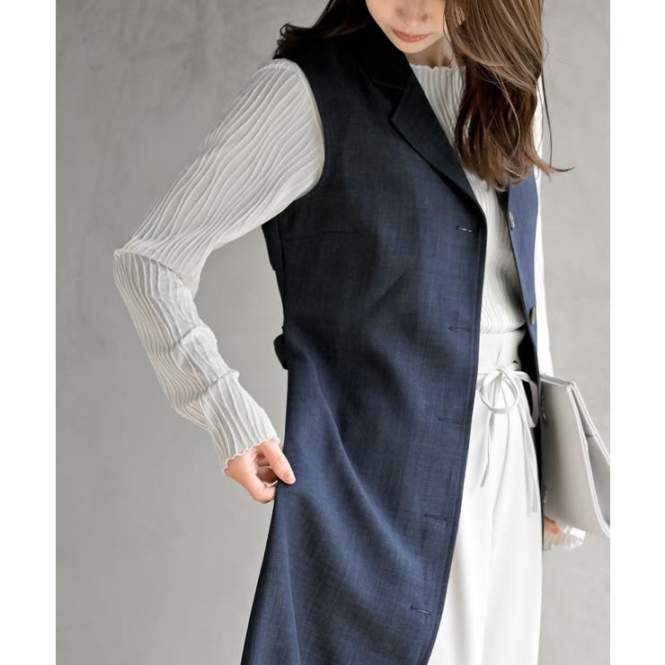 オープンカラージレワンピース | rps | 詳細画像21 